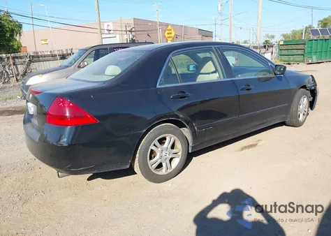 2007 Honda Accord 2.4 Ex из США, поврежденный, VIN 1HGCM56757A174350
